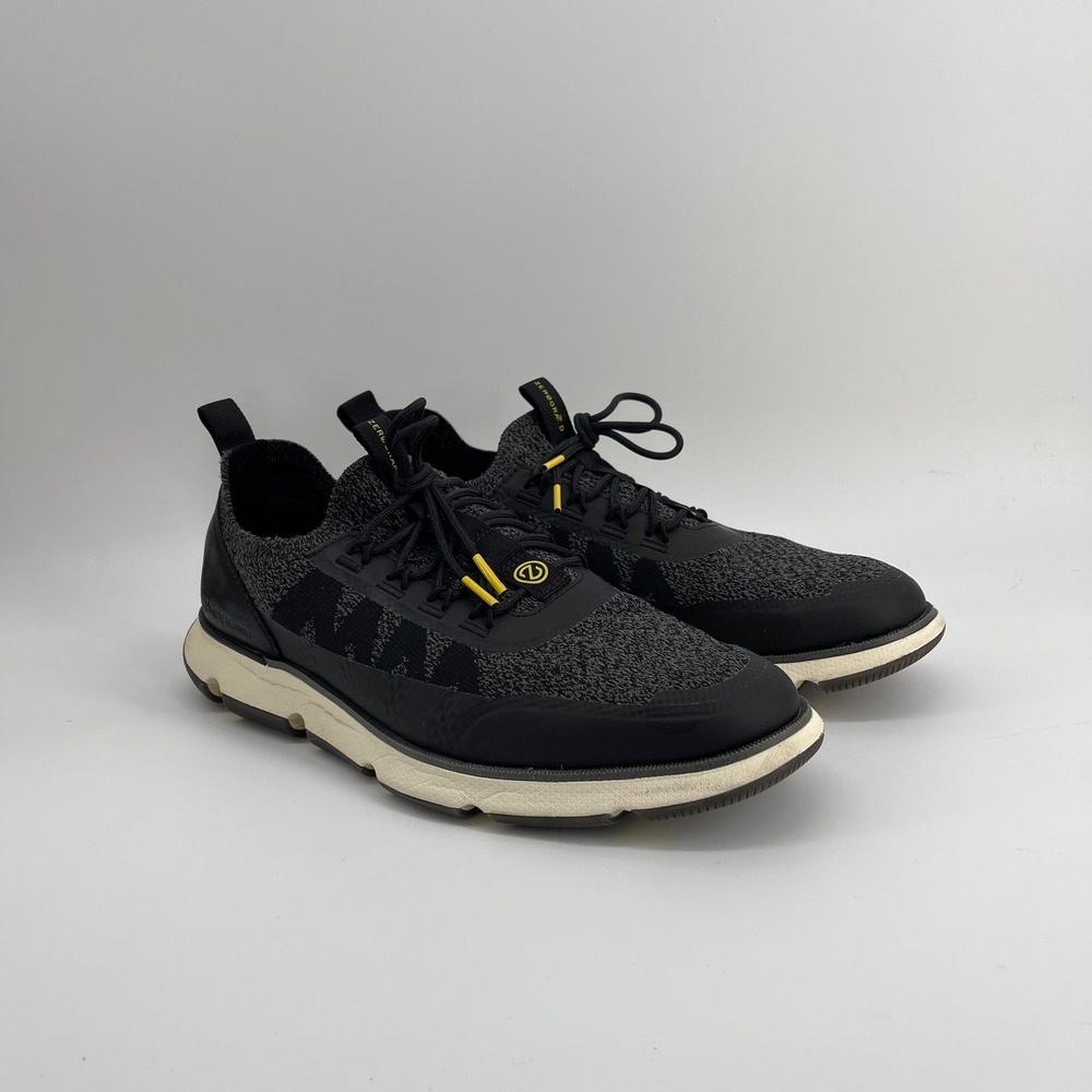 Cole Haan Zerogrand Outpace Black Grey Water Resistant Shoes C34422 Mens 9